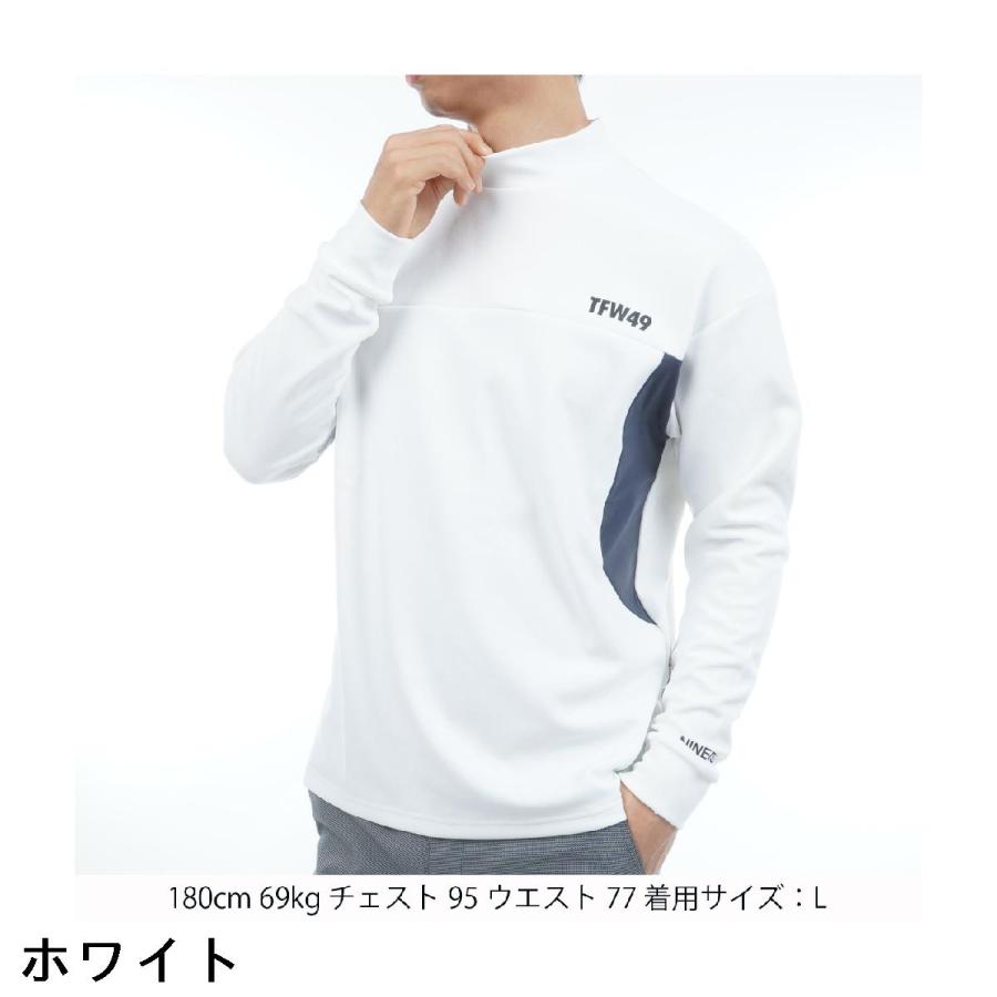 ティーエフダブリュー TFW49 ストレッチ モックネック 長袖シャツ