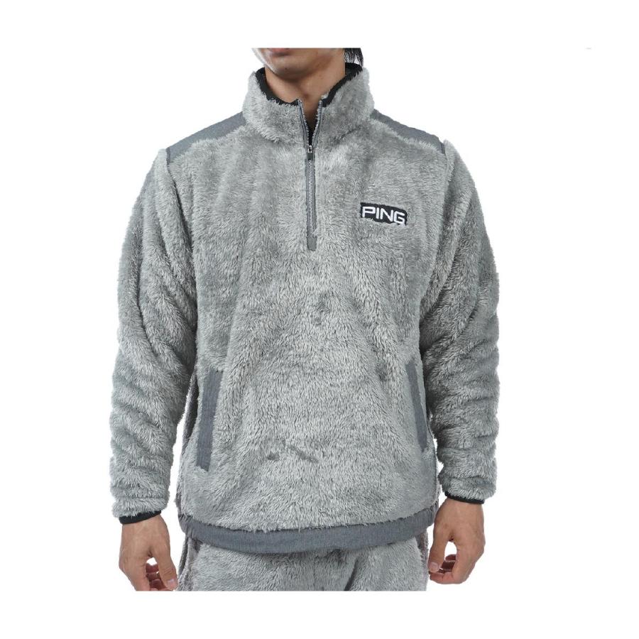 PING（ピン） ボアフリースハーフジップ長袖シャツ : GDOゴルフ