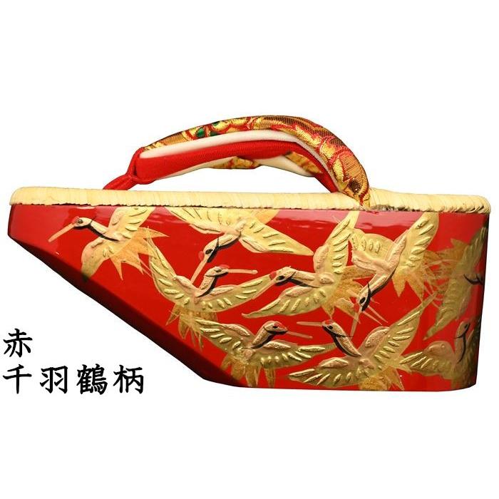 ぽっくり おぼこ 七五三 7歳用 金蒔絵 南部表付きぽっくり : 丸屋履物