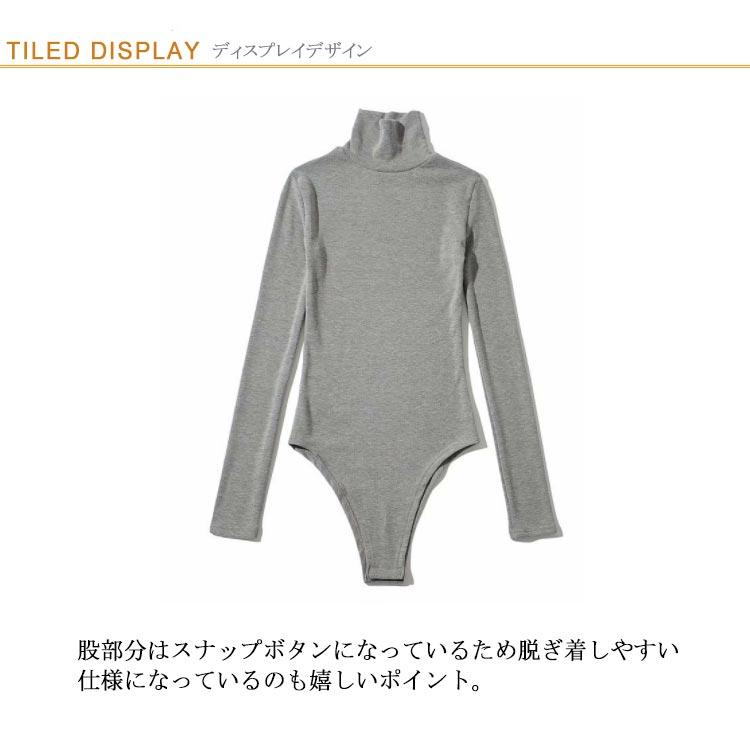 ボディースーツ レディース オールインワン レオタード 長袖