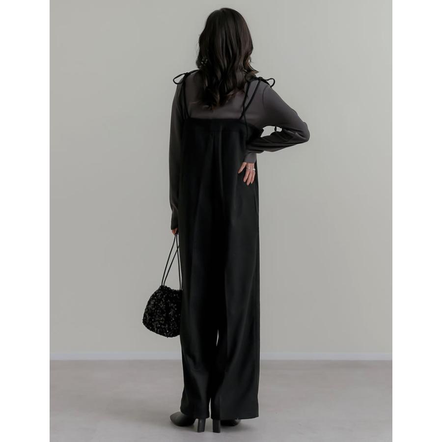 Re:EDIT（リエディ） サロペット オールインワン レディース 低身長 高