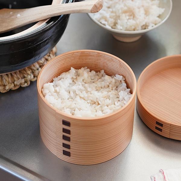 曲げわっぱ 弁当箱 丸二段 栗久 わっぱ弁当 国産 日本製 ギフト 贈り物