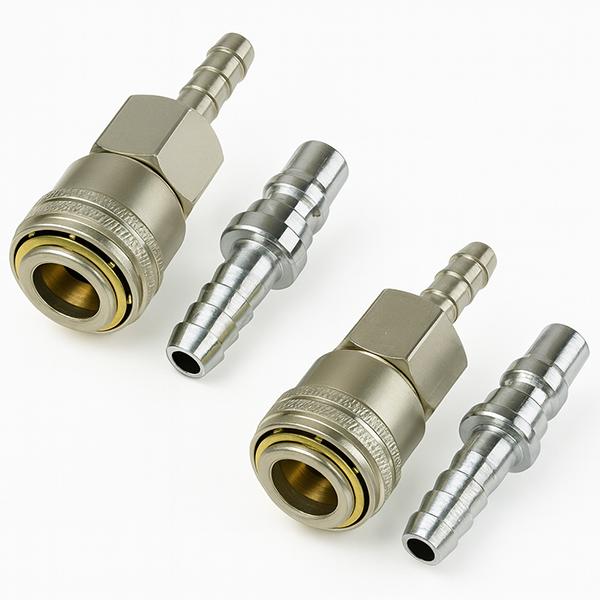 2set タケノコハイカプラ 接続ソケット (エアホース取付用ワンタッチ