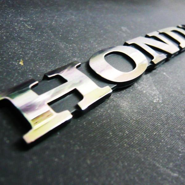 ホンダ（HONDA） タンクエンブレム ロゴ 2枚セット Mサイズ 純正 立体