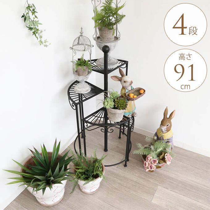 花台 スタンド プランタースタンド アンティーク アイアン 鉢置き