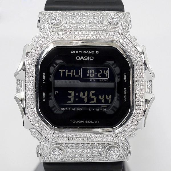 G-SHOCK G-SHOCKカスタム GXW56BB パヴェダイヤモンド Gショック
