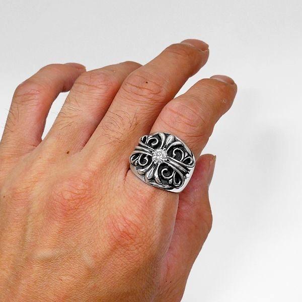 CHROME HEARTS（クロムハーツ） キーパーリング ダイヤモンド 19号