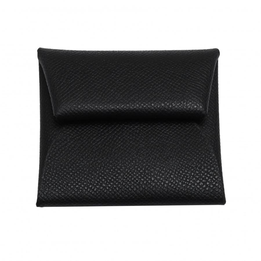 HERMES（エルメス） バスティア エプソン ブラック W刻印 未使用 財布