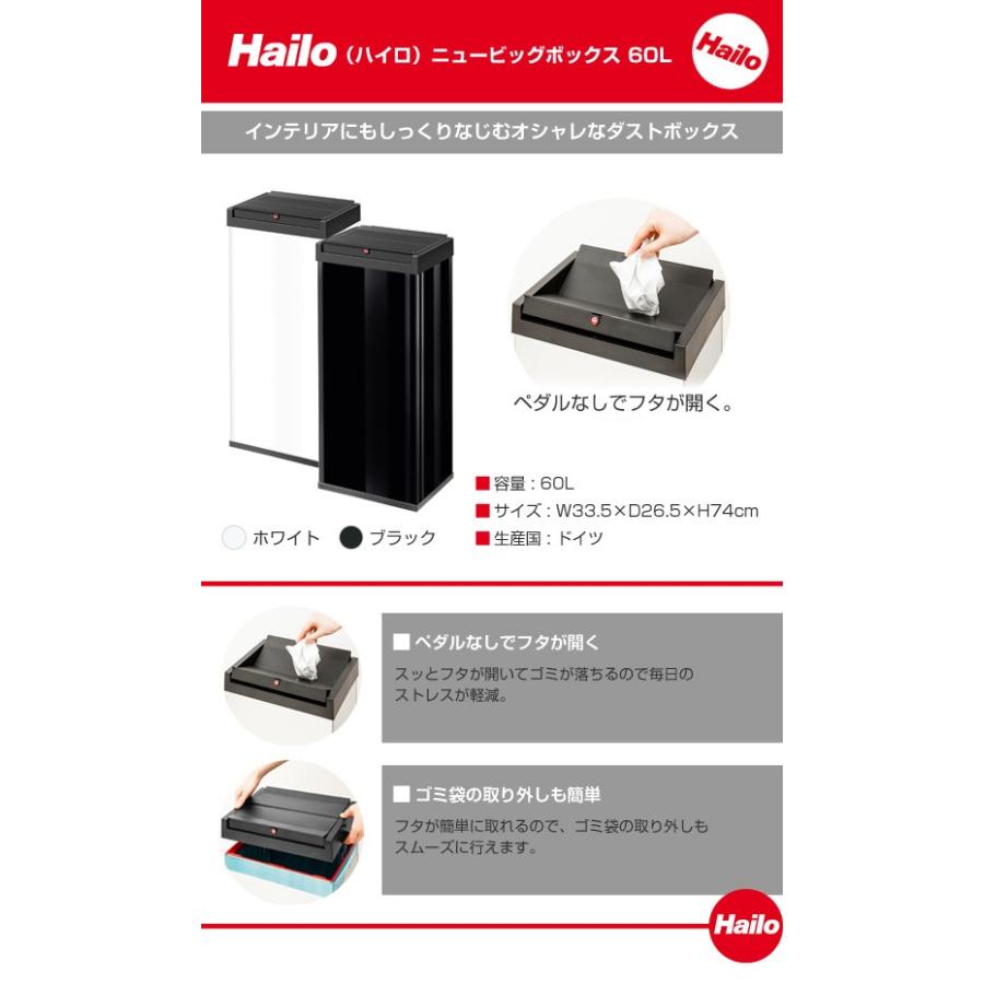 Hailo ハイロ ニュービッグボックス（ダストボックス）60L