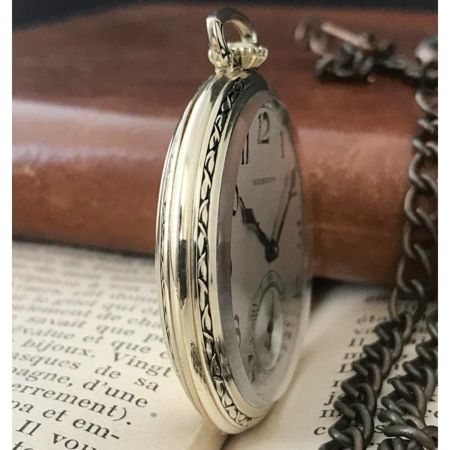 ハミルトン アンティーク 懐中時計 彫刻ケース 手巻き 1927s : 時計