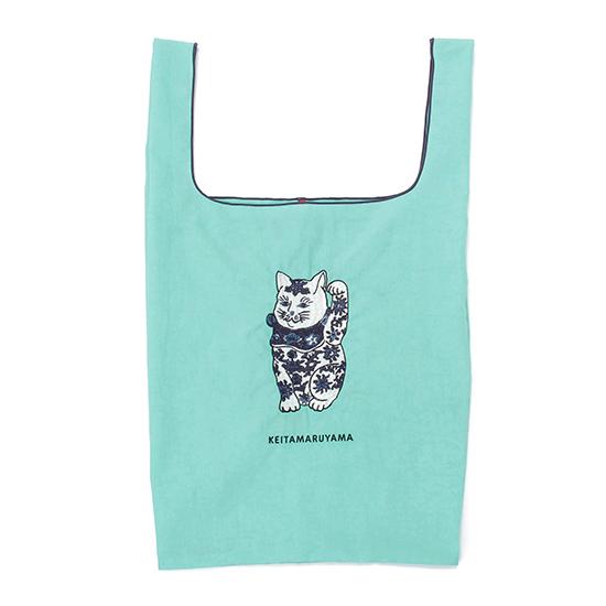 ボールアンドチェーン ケイタマルヤマ エコバッグ 招き猫 BALL & CHAIN