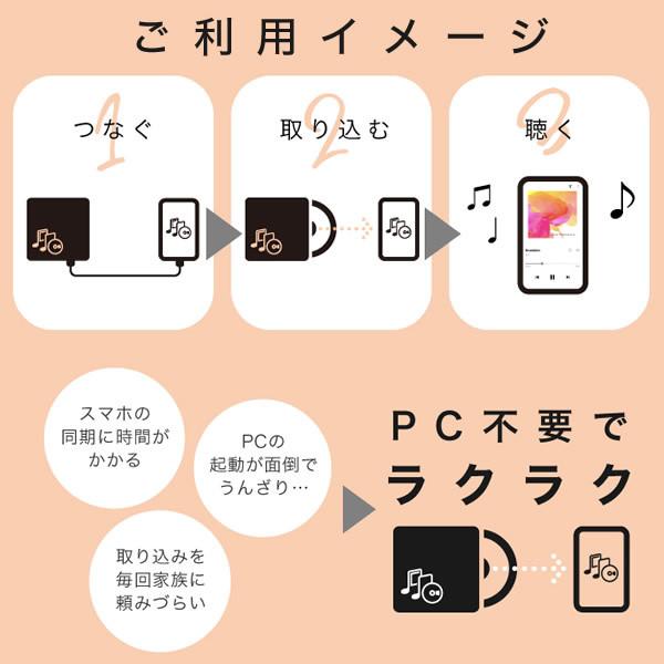 BUFFALO（バッファロー） スマートフォン用 CDレコーダー ラクレコ