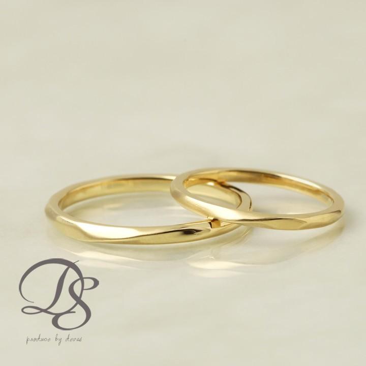 DEVAS 【土日限定6500円OFFクーポン有】 18金 リング k18 ペアリング