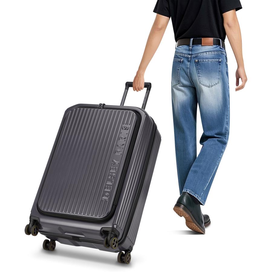 公式 DELSEY デルセー SECURITIME ZIP フロントオープン セキュリ