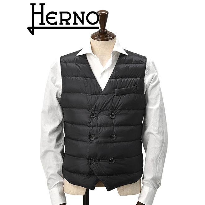 HERNO（ヘルノ） メンズ インナーダウンベスト ナイロンウルトラライト