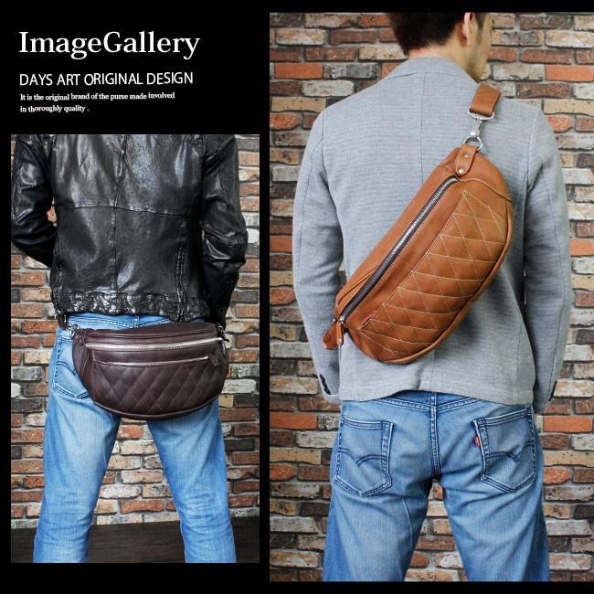 DAYSART（デイズアート） ボディバッグ 本革レザー メンズ ウエスト
