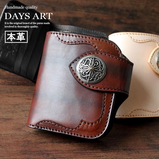 DAYSART（デイズアート） 財布 2つ折り財布 本革レザー メンズ