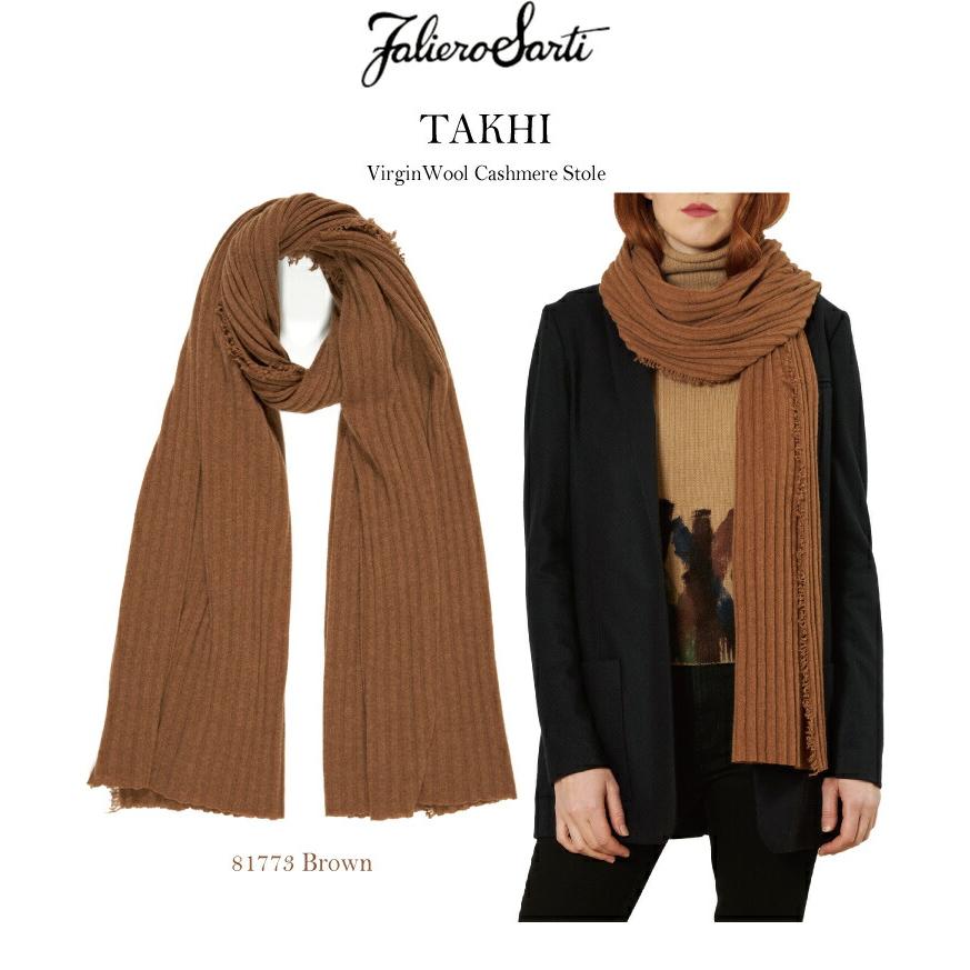 Faliero Sarti（ファリエロサルティ） TAKHI タキ リブニットストール