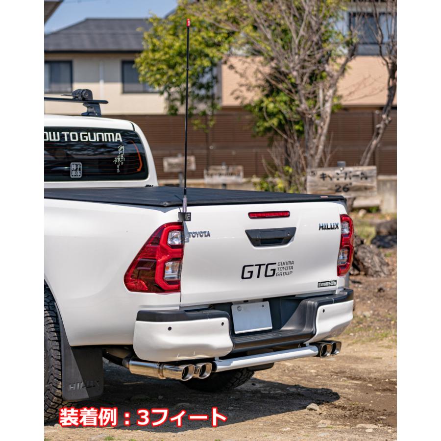 ハイラックス GUN125 フラッグポールステー アンテナ基台 専用台座