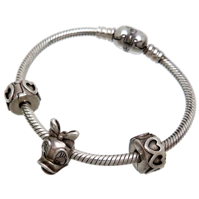 飯能本店］PANDORA パンドラ SV925 デイジー・ダック ブレスレット