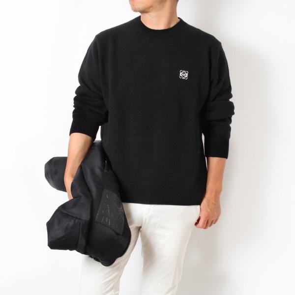 LOEWE（ロエベ） 24SSモデル メンズ SWEATER 4L刺しゅう セーター