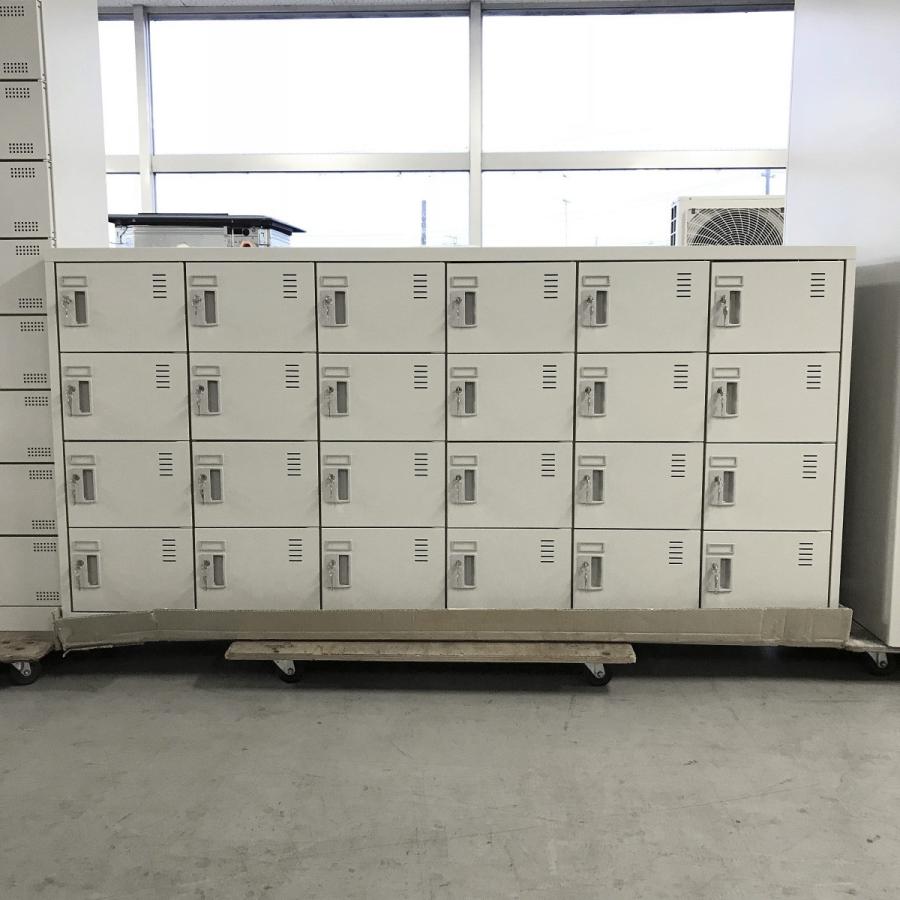 24人用シューズロッカー（鍵あり）6列 4段 ヨコ型 生興 SEIKOFAMILY