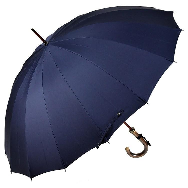 傘 メンズ 長傘 前原光榮商店 大判 カーボン 16本骨 雨傘 晴雨兼用傘