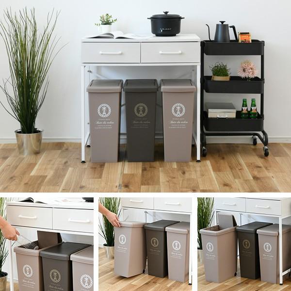 山善（YAMAZEN） ゴミ箱上ラック 高さ85 引き出し付き DGR-800L 作業台