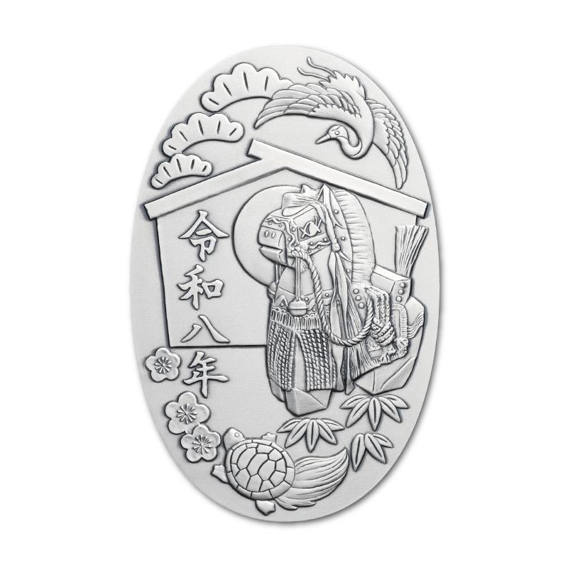 令和8年「午歳」招福小判 純銀製小判 天地70mm : E-medal.jp ヤフー店