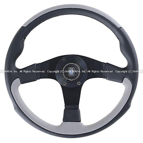 NARDI/ナルディ LEADER（リーダー） ブラック/グレーレザー＆ブラック