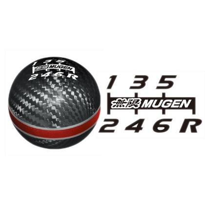 無限（MUGEN） カーボンシフトノブ レッド CR-Z/ZF1、ZF2（MT車） 商品