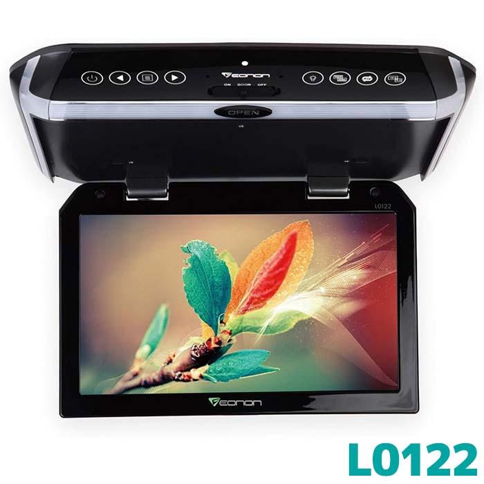 EONON フリップダウンモニター L0122 メタルグレー 10.1インチ 高画質