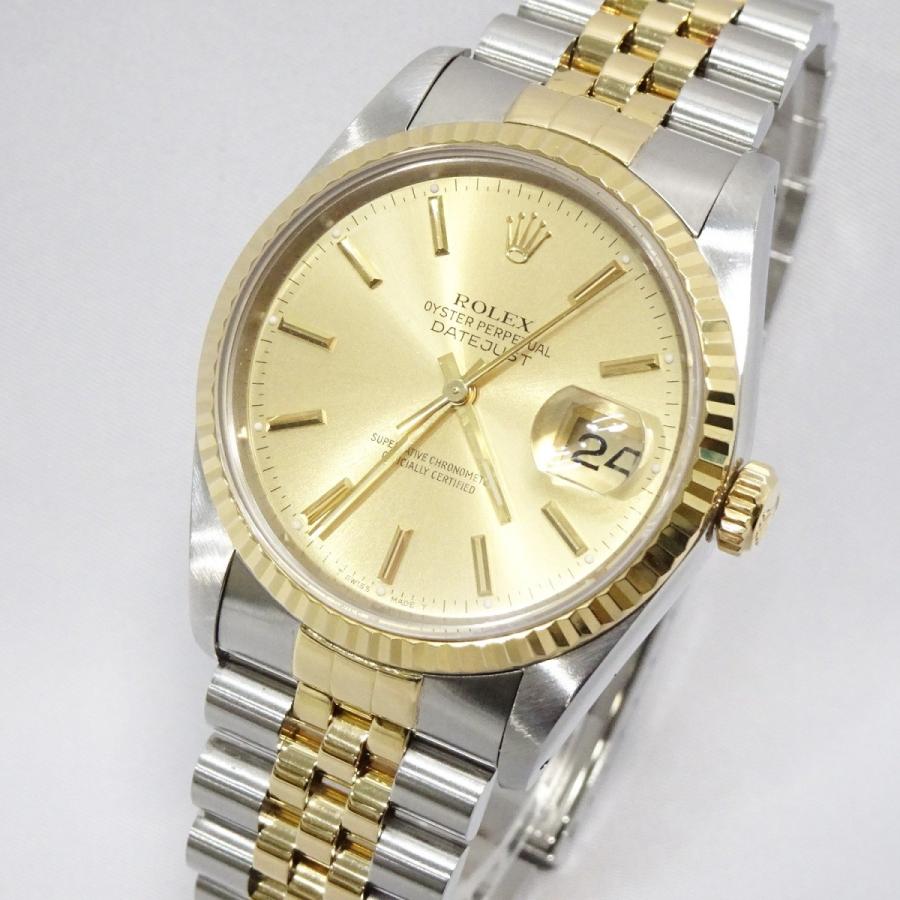 デイトジャスト 【USED】ROLEX ロレックス 16233 L番 K18×SS コンビ 89