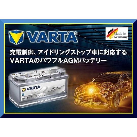 VARTA ドイツ製 580-901-080 (F21 A6) AGMバッテリー VARTA(バルタ