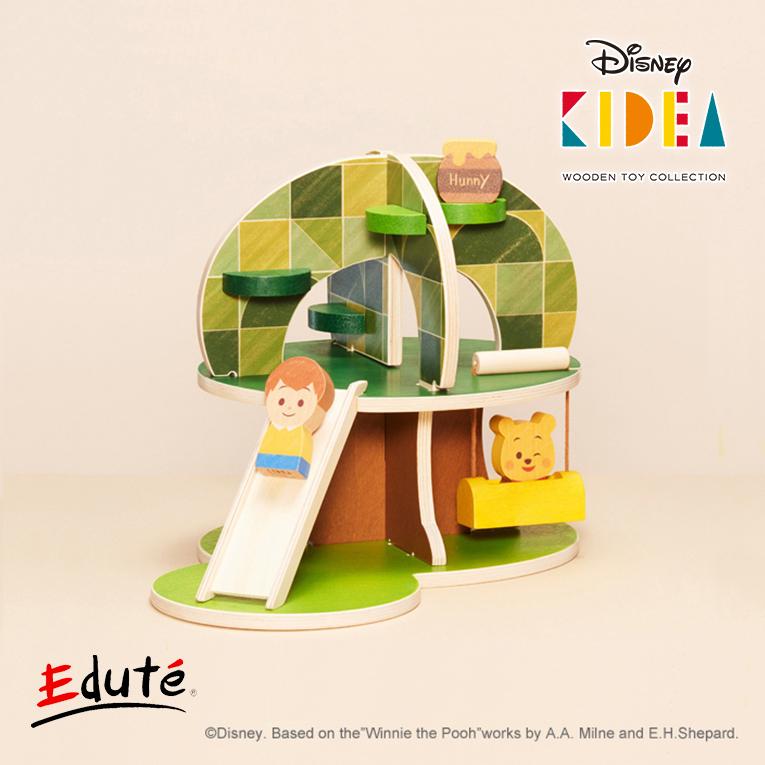 KIDEA（キディア） 積み木 Disney KIDEA HOUSE くまのプーさんとなかま