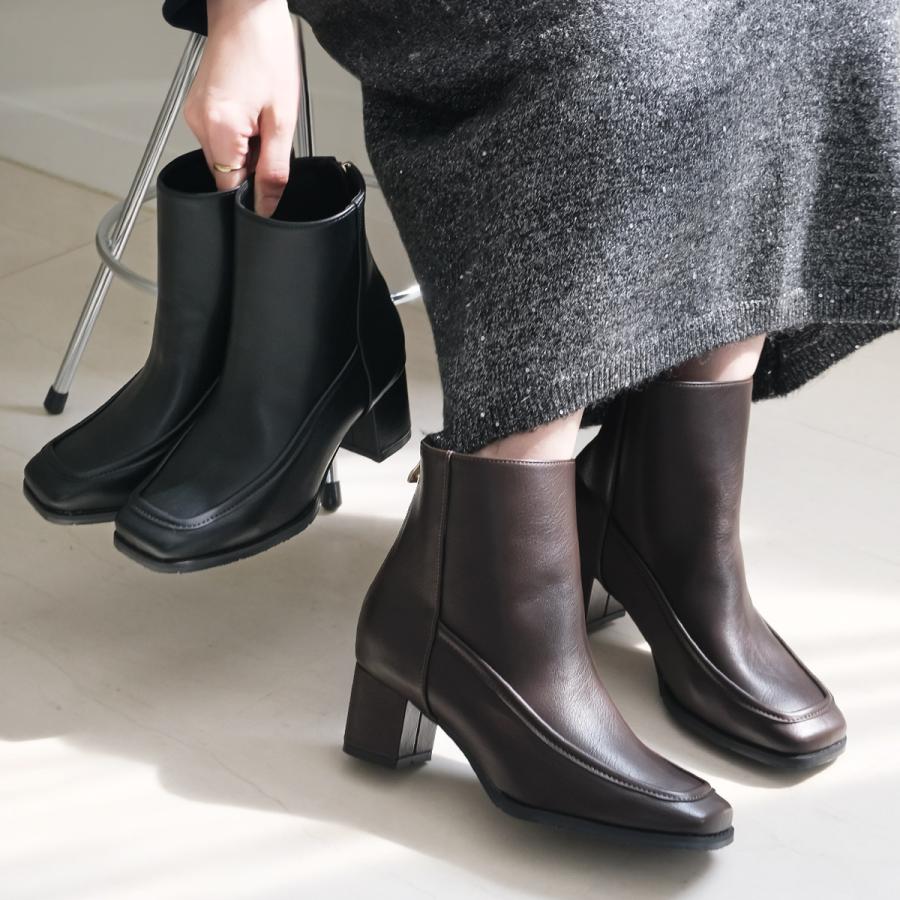 AmiAmi（アミアミ） ショートブーツ レディース 歩きやすい 通勤 履き