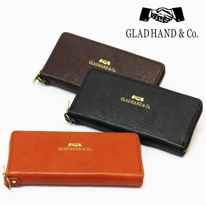 GLAD HAND（グラッドハンド） レザー ジップ ロング ウォレット SPEAK