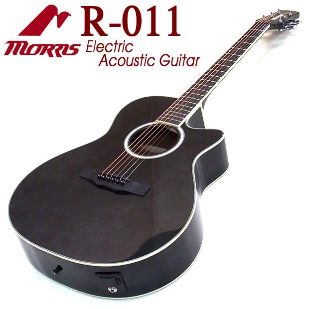 Morris モーリス エレアコ R-011 SBK アコースティックギター
