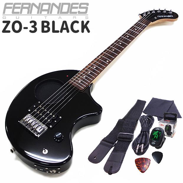 ZO FERNANDES ZO-3 BLACK フェルナンデス アンプ内蔵ギター