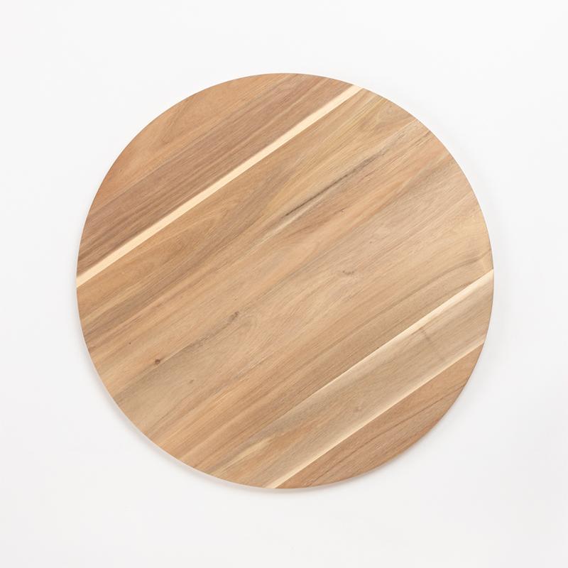 岡元木材 アカシア テーブルトップ 20mm×直径900mm 円形 丸形 円型 無