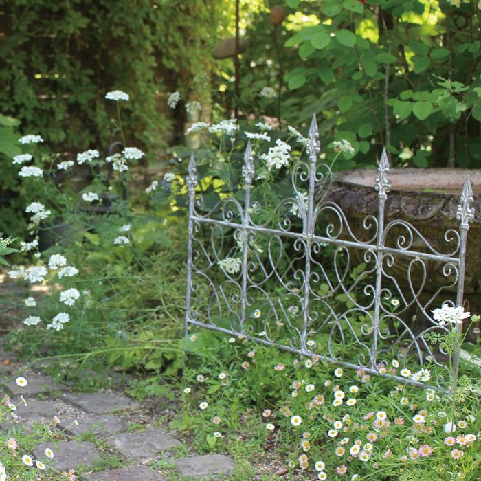フェンス 屋外 花壇 アイアンフェンス ガーデンフェンス おしゃれ