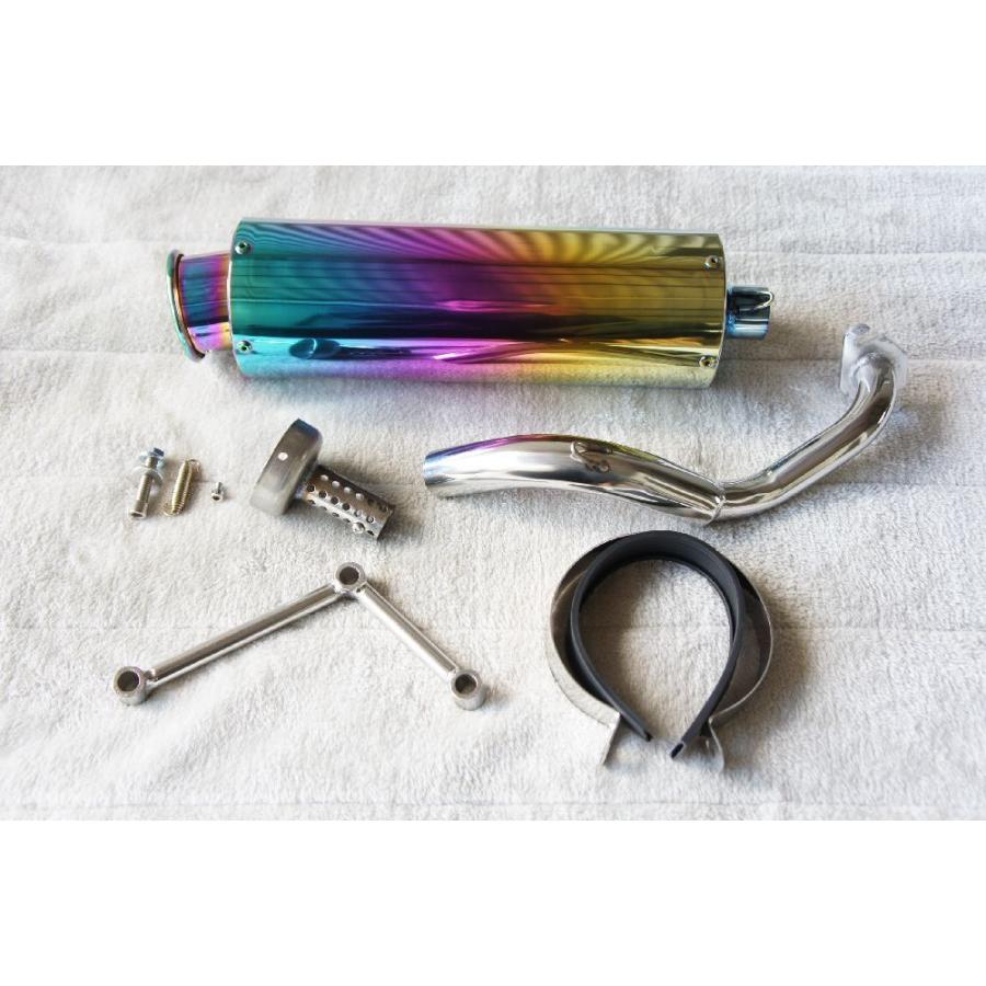 ライブディオ用 チタン風ステンレスマフラーAF34/AF35 ライブディオZX