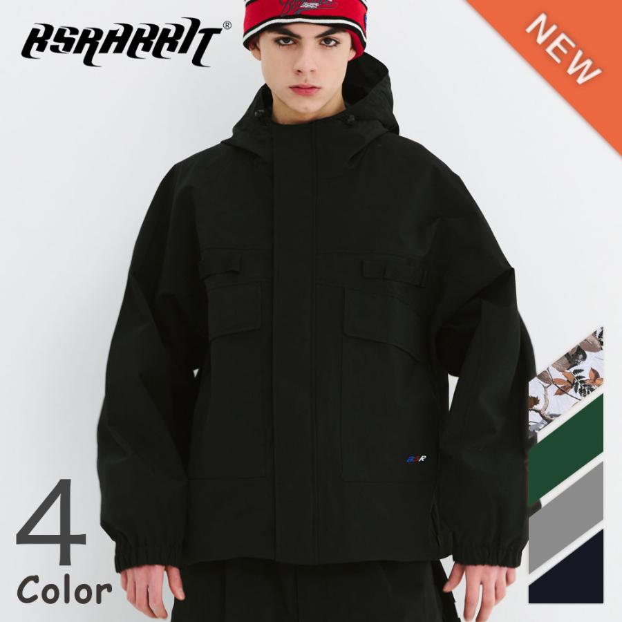 BSRABBIT REFINED HOODED JACKET スノーボードウェア フーディー