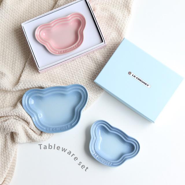 Le Creuset（ル・クルーゼ） ベビー・ベアー・プレート・セット