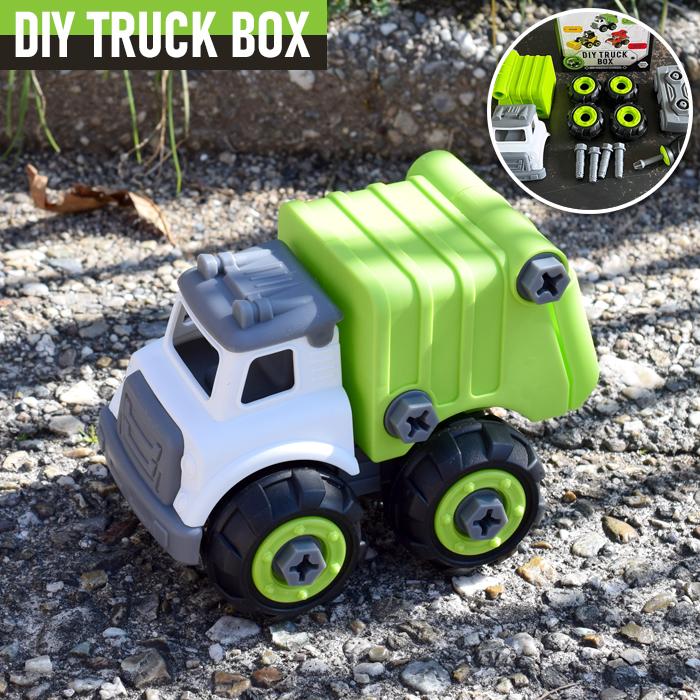 magnet DIY TRUCK BOX グリーン おもちゃ 知育 玩具 組み立て 6歳以上