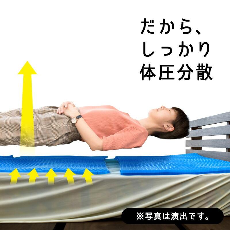 マットレストッパー シングル ゼログラビティ 1層タイプ 厚み1cm 体圧