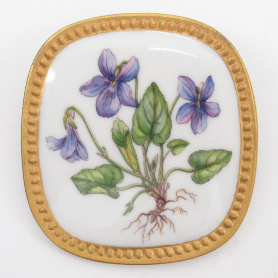 ROYAL COPENHAGEN（ロイヤルコペンハーゲン） ブローチ フローラダニカ