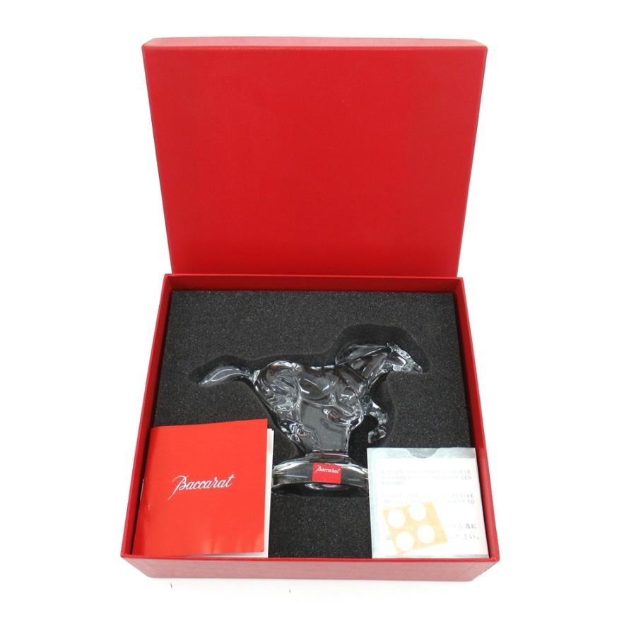 バカラ（Baccarat） 駆ける馬 ホース フィギュリン 美品 1点 箱付き