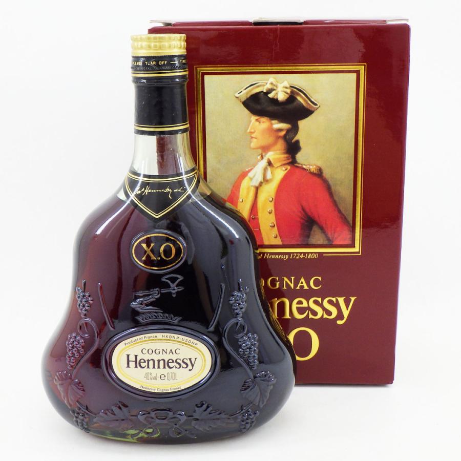 ヘネシー XO 金キャップ グリーンボトル 700ml 40% 未開栓 箱付き