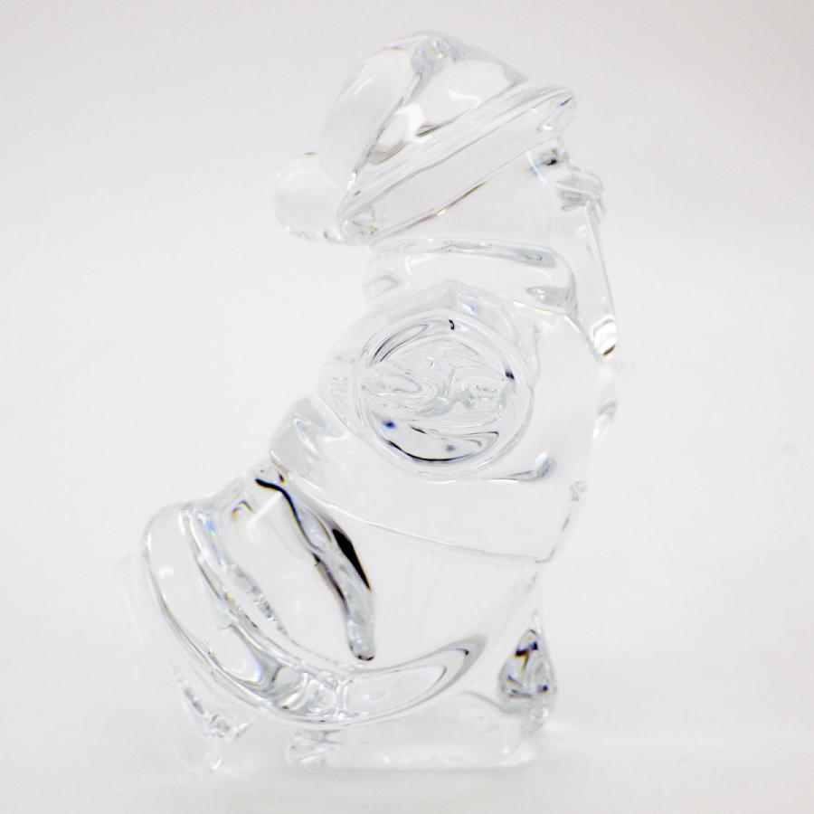 バカラ（Baccarat） サンタクロース スケート フィギュリン 箱付き